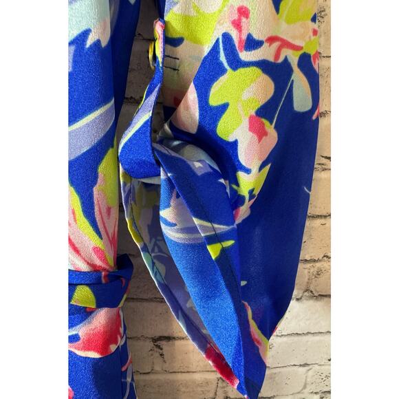 Yumi Kim Vibrant Blue Floral Romper - Picture 5 of 6